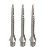 Caliburn Bamboo Conversion Points - Screw In - Soft Tip to Steel Tip - Silver