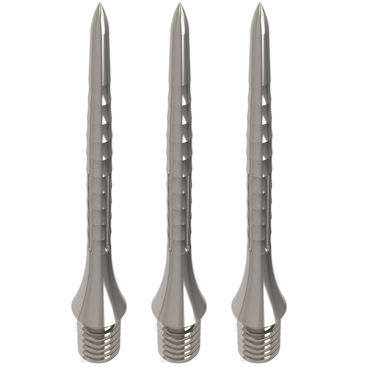 Caliburn Bamboo Conversion Points - Screw In - Soft Tip to Steel Tip - Silver