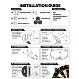 Caliburn AVA360 Dartboard - Professional - Ultra Thin Wiring