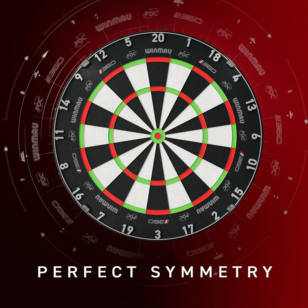 Winmau 360 Dartboard - Blade Wiring - African Sisal - Professional