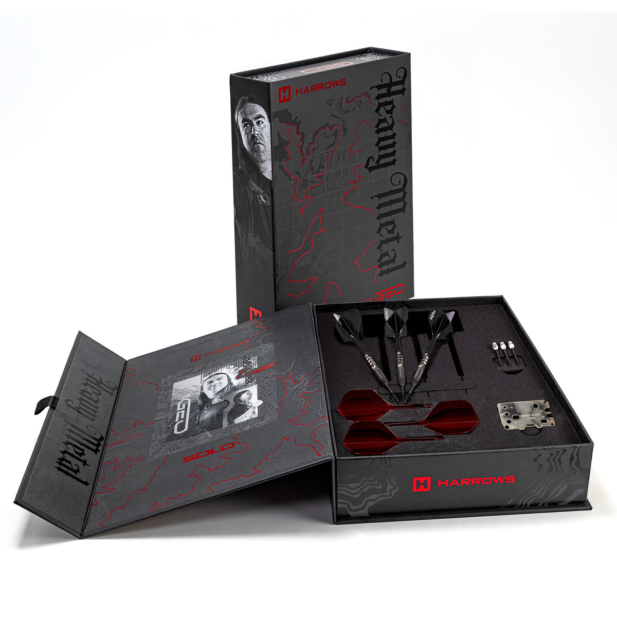 Harrows Ryan Searle Darts - Soft Tip - 90% Tungsten - Geo