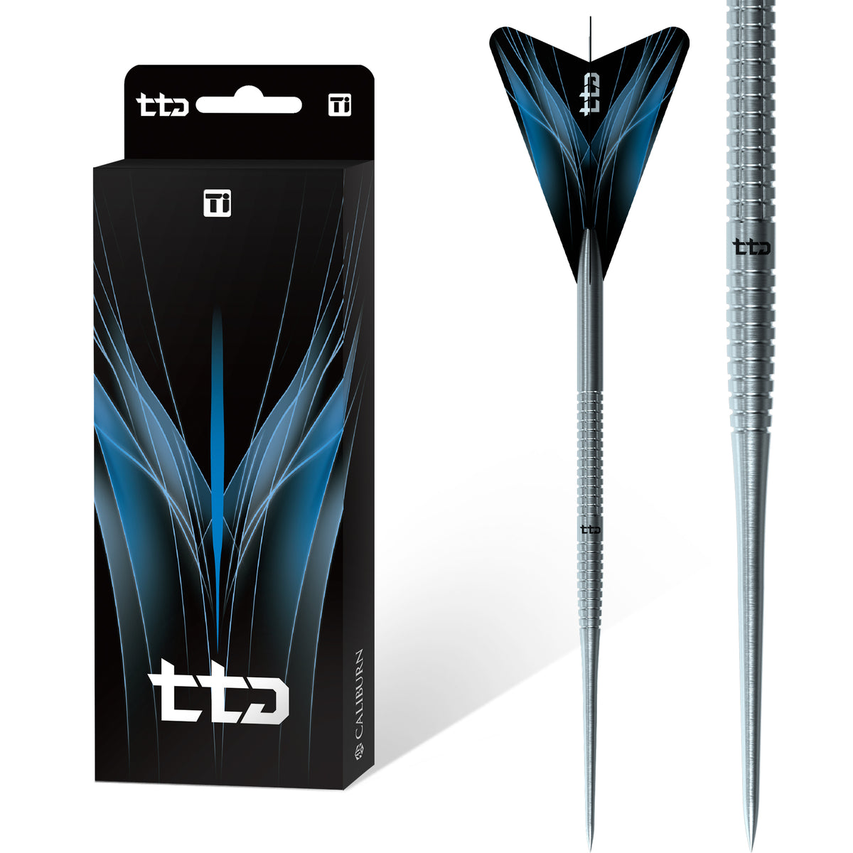 Caliburn TTD Darts - Complete Titanium Dart - T1 - Silver