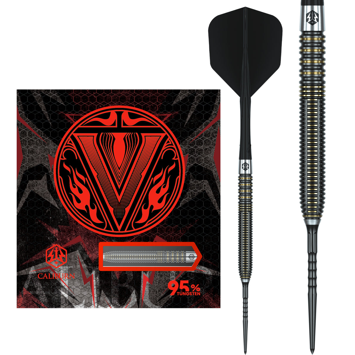Caliburn V Series Darts - Steel Tip - 95% Tungsten - V2