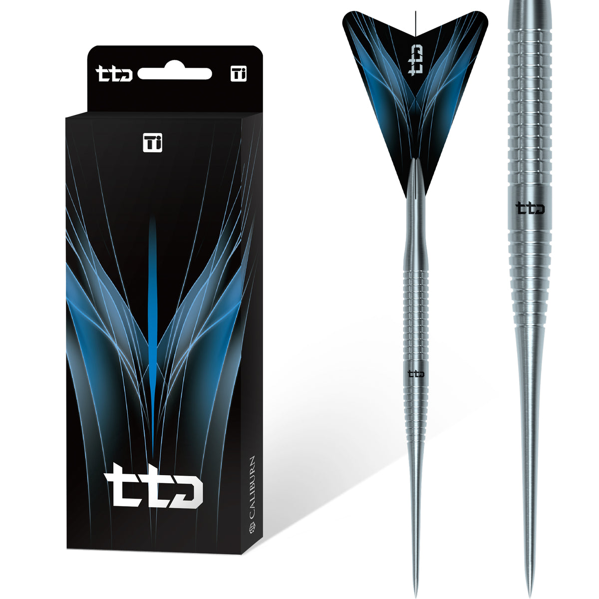 Caliburn TTD Darts - Complete Titanium Dart - T3 - Silver