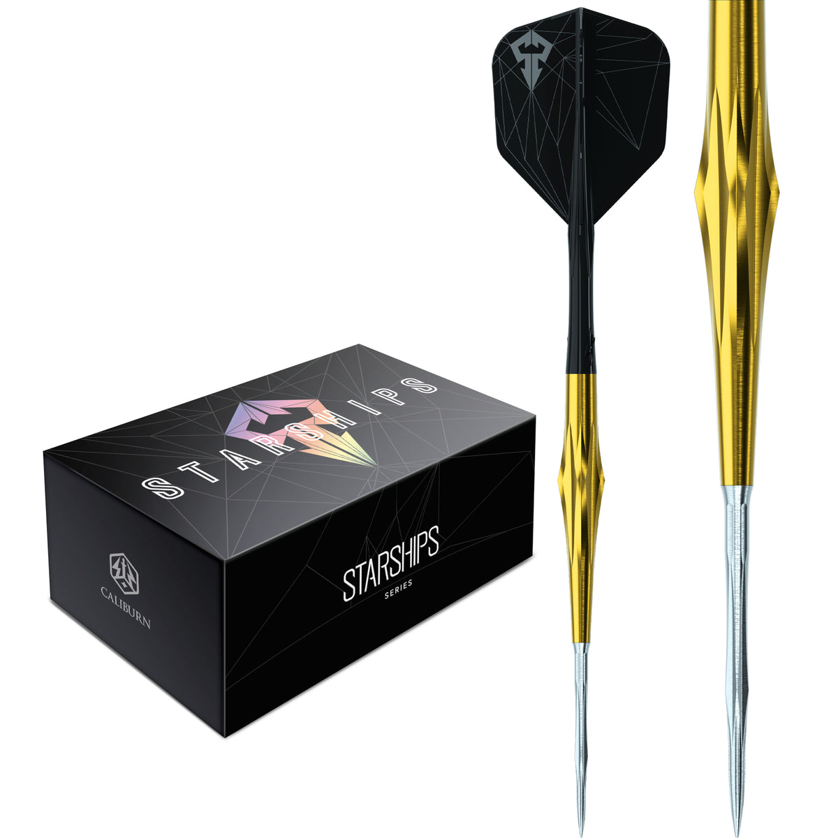 Caliburn Starships Darts - Steel Tip - 95% Tungsten - Sunspear