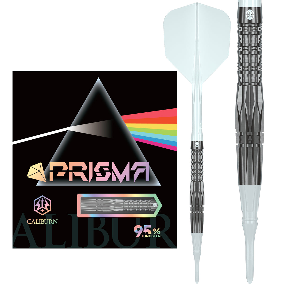 Caliburn Prisma Darts - Soft Tip - 95% Tungsten - P1
