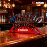 Ruthless Display Arc - 12-hole Acrylic Stand - Red