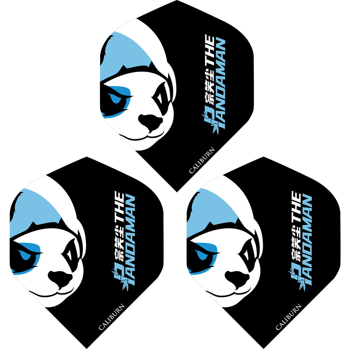 Caliburn Dart Flights - 100 Micron - Standard No2 - The Pandaman