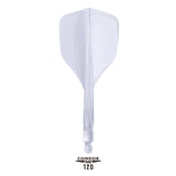 Condor AXE 120 Dart Flights - Small - White