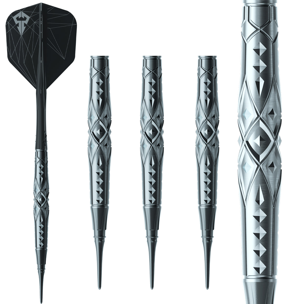 Caliburn Starships Darts - Soft Tip - 95% Tungsten - Brynhild