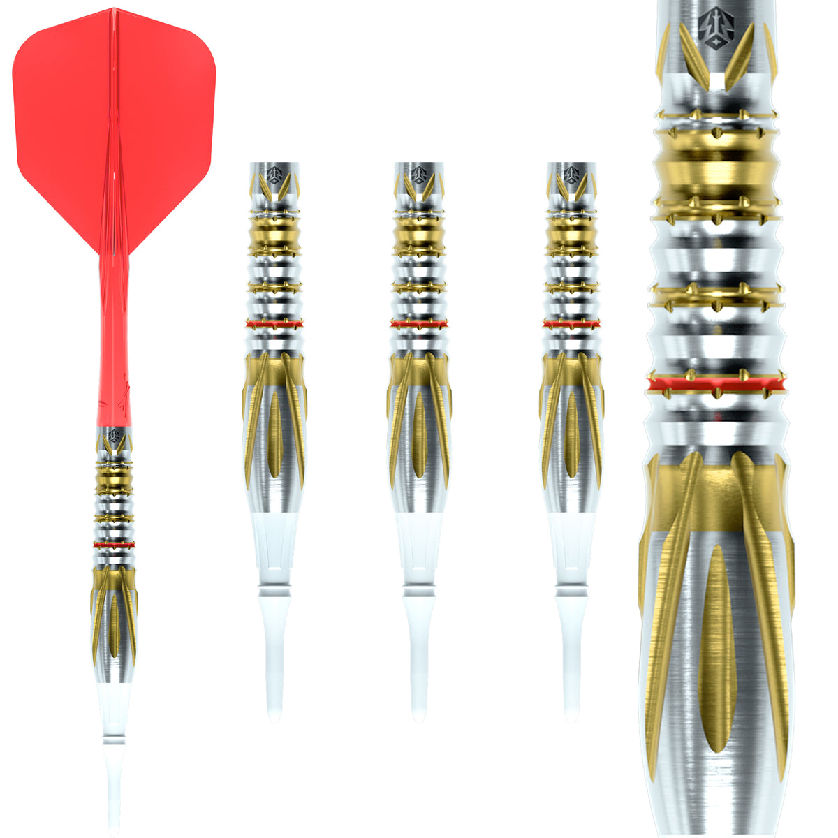 Caliburn Players Darts - Soft Tip - 90% Tungsten - Hwarang