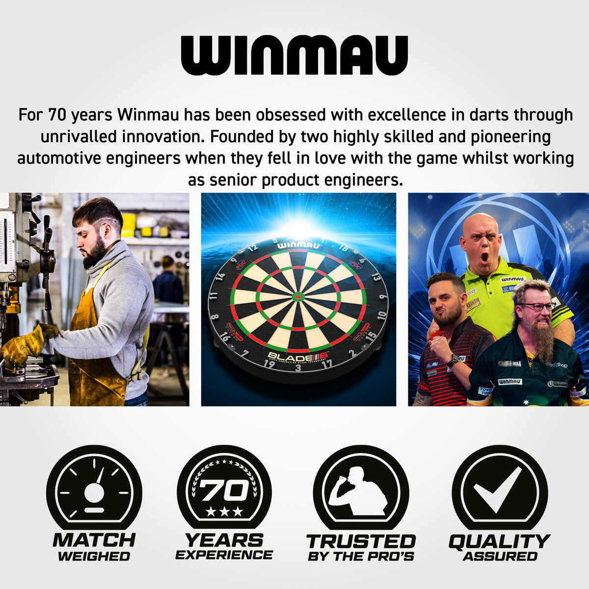 Winmau Fornax Switch Darts - Steel Tip - 90% Tungsten - Parallel