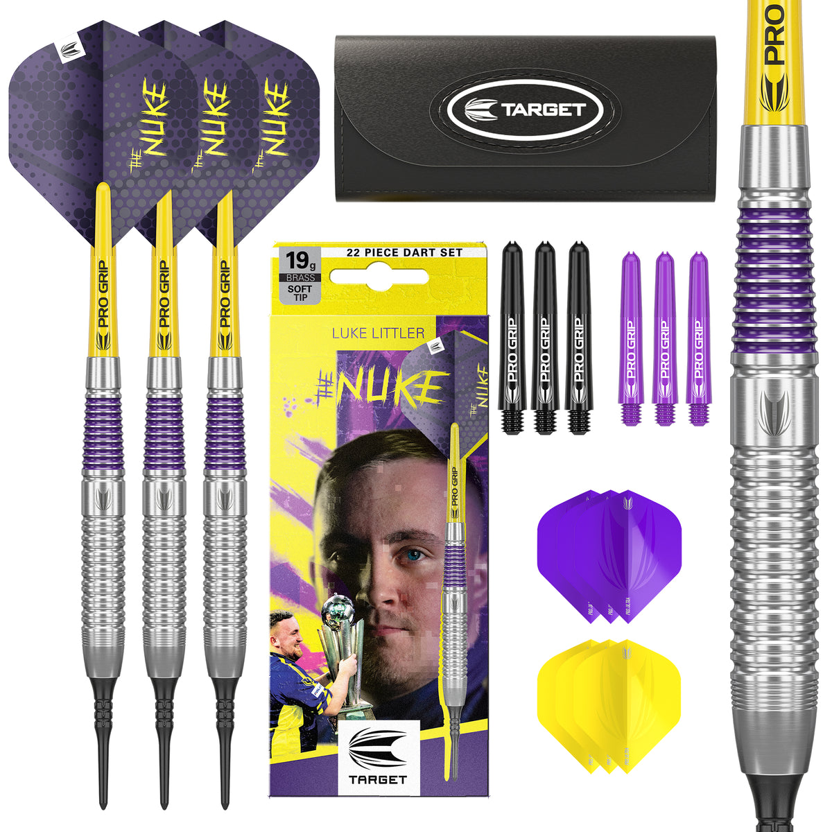 Target Luke Littler Darts - Soft Tip - Brass