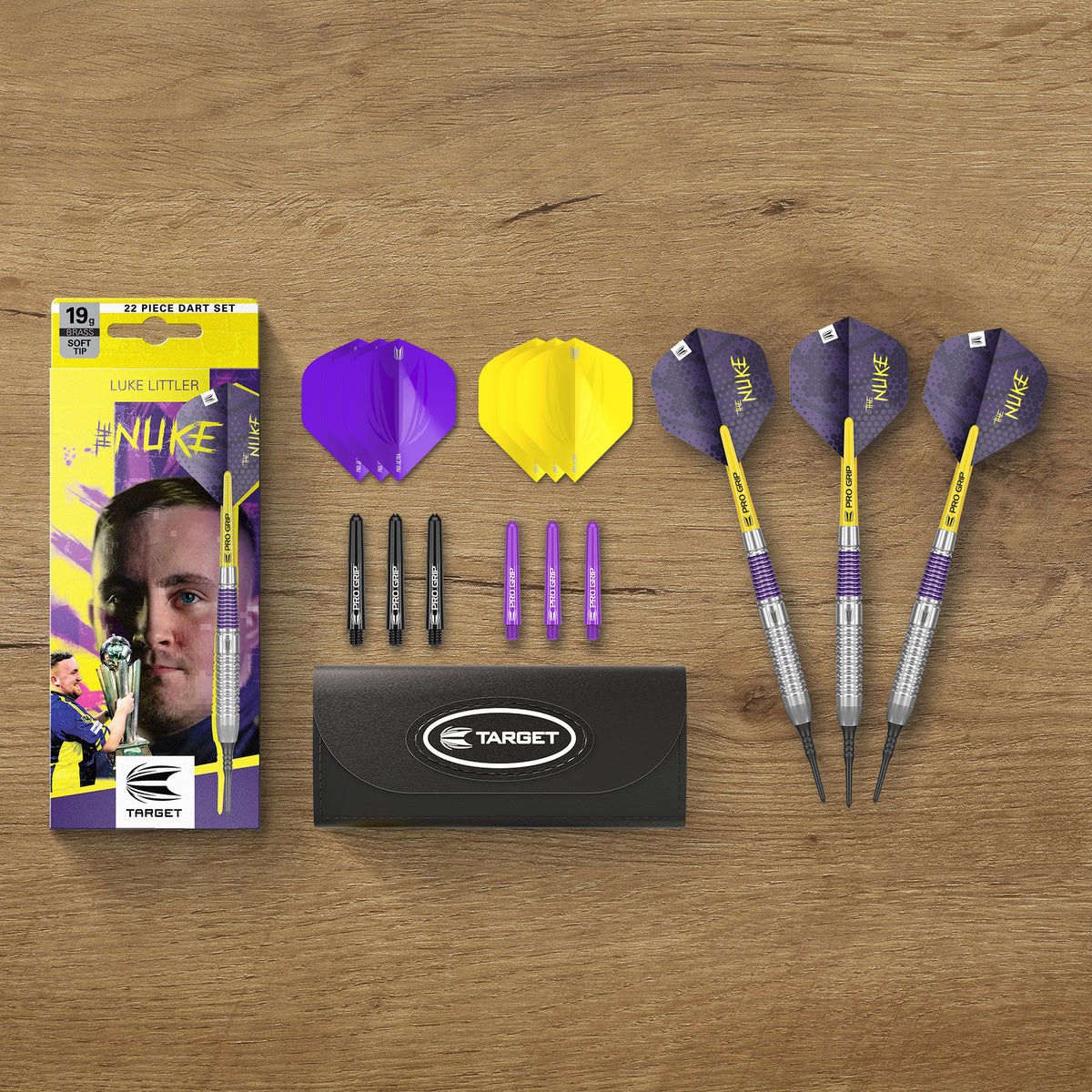 Target Luke Littler Darts - Soft Tip - Brass