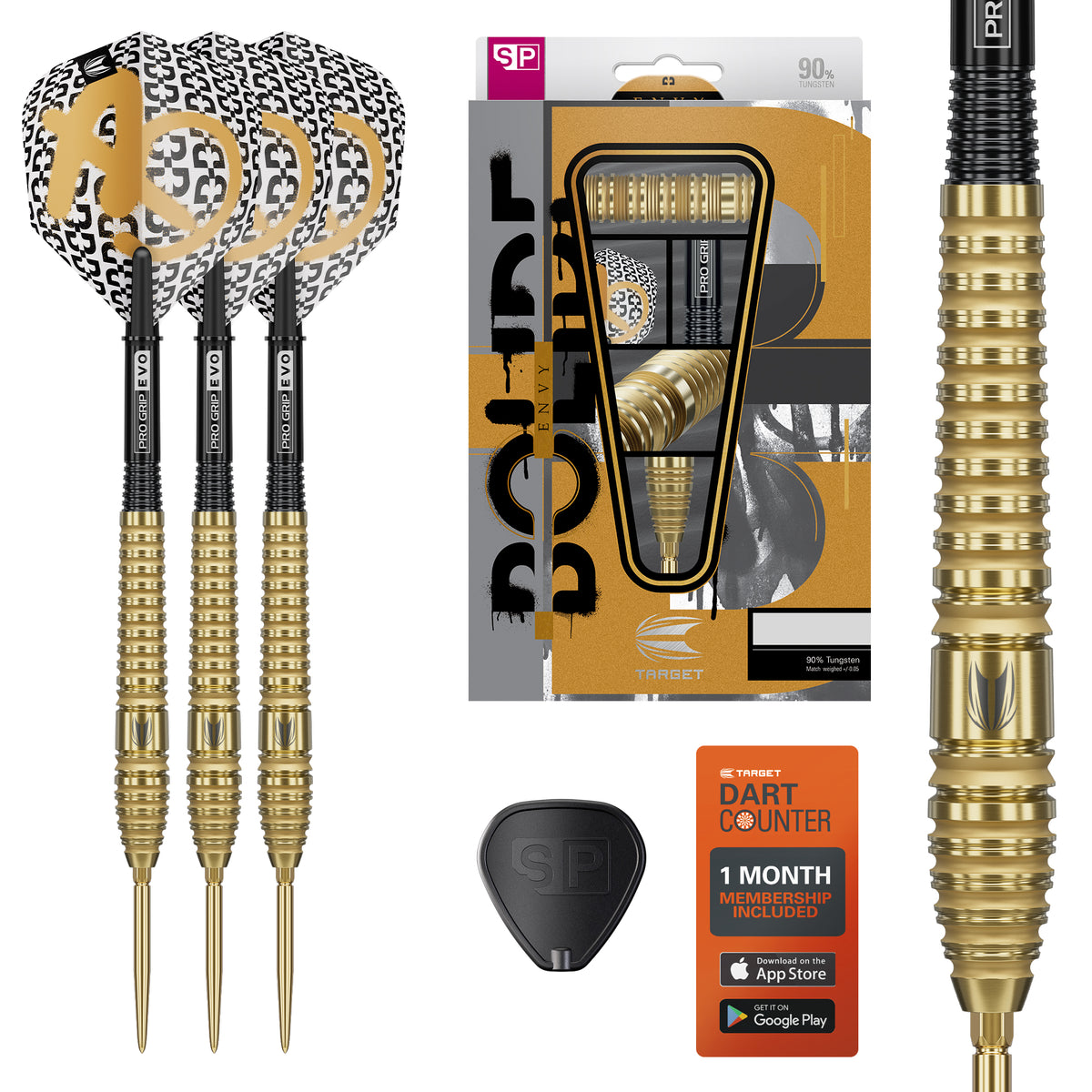 Target Bolide Envy Darts - Steel Tip - 90% Tungsten - 03