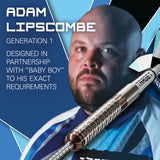Target Adam Lipscombe Darts - Steel Tip - 90% Tungsten