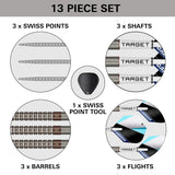 Target Adam Lipscombe Darts - Steel Tip - 90% Tungsten