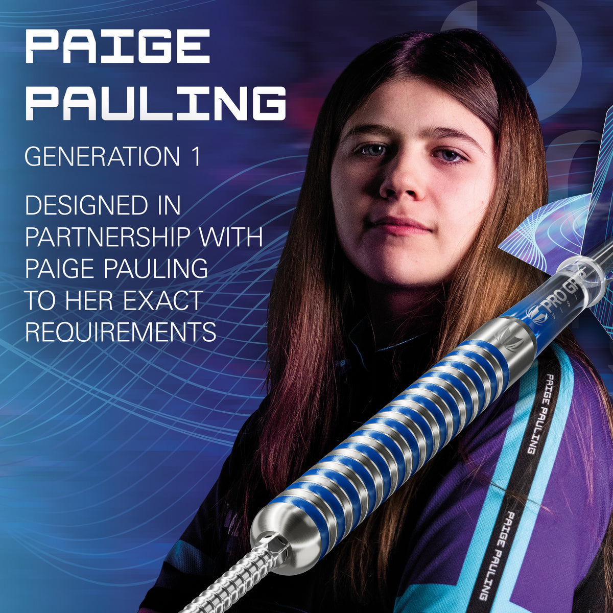 Target Paige Pauling Darts - Steel Tip - 90% Tungsten