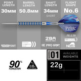 Target Paige Pauling Darts - Steel Tip - 90% Tungsten