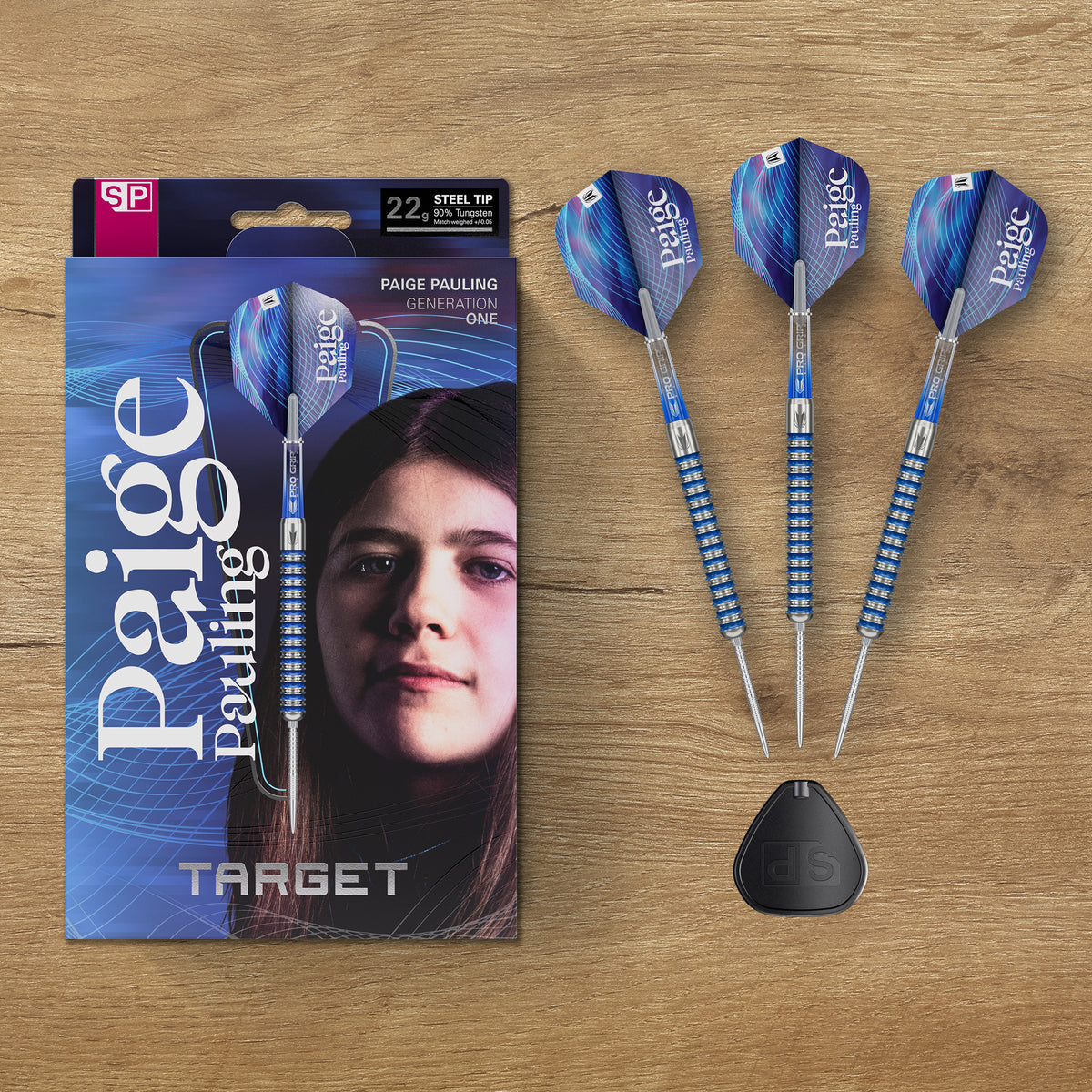 Target Paige Pauling Darts - Steel Tip - 90% Tungsten