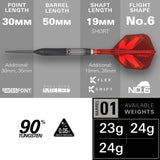 Target Shift Darts - Steel Tip - 90% Tungsten