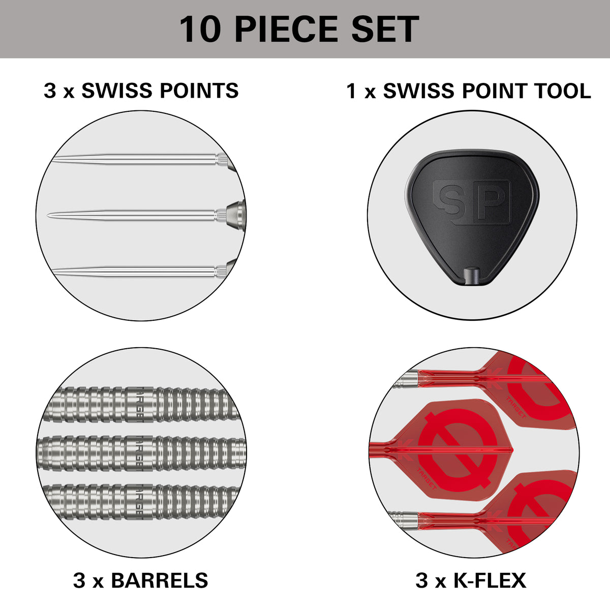 Target Group Ø Darts - Steel Tip - 50% Tungsten - SP01