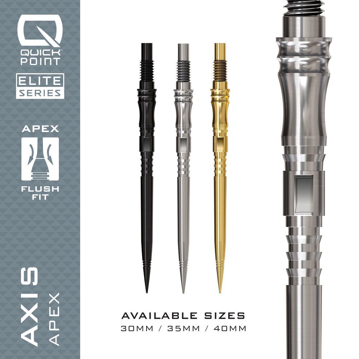 Harrows Quick Points - Steel Tip - Apex Axis