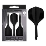 Harrows Solo 2 Dart Flights - Moulded Shaft & Flight