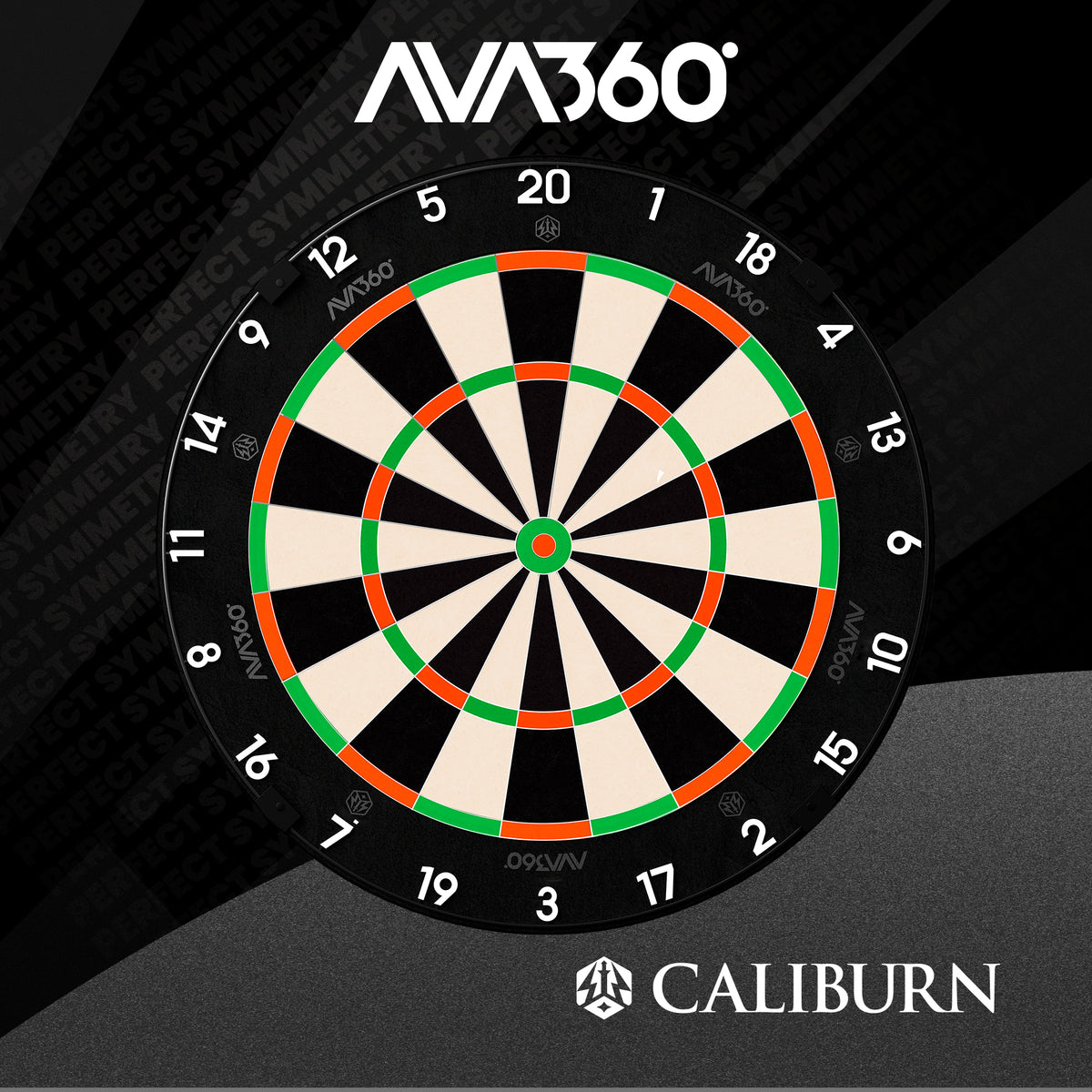 Caliburn AVA360 Dartboard - Professional - Ultra Thin Wiring