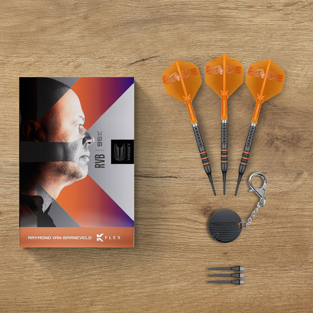 Target Raymond van Barneveld Darts - Soft Tip - 95% Tungsten - 95K