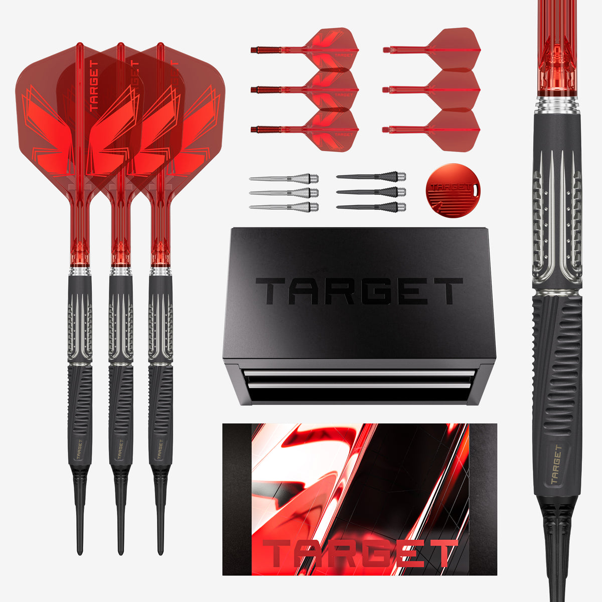 Target Shift Darts - Soft Tip - 90% Tungsten