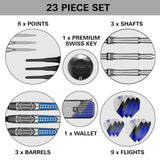 Target Phil Taylor Darts - Soft Tip - 95% Tungsten - Power Chrono