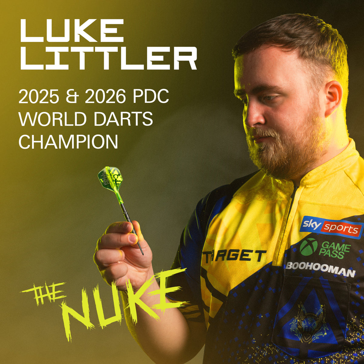 Target Luke Littler Darts - Soft Tip - 90% Tungsten - Fallout