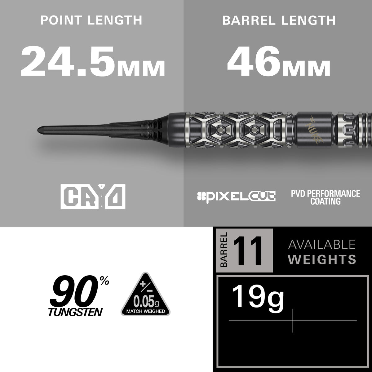 Target Luke Littler Darts - Soft Tip - 90% Tungsten - Fallout
