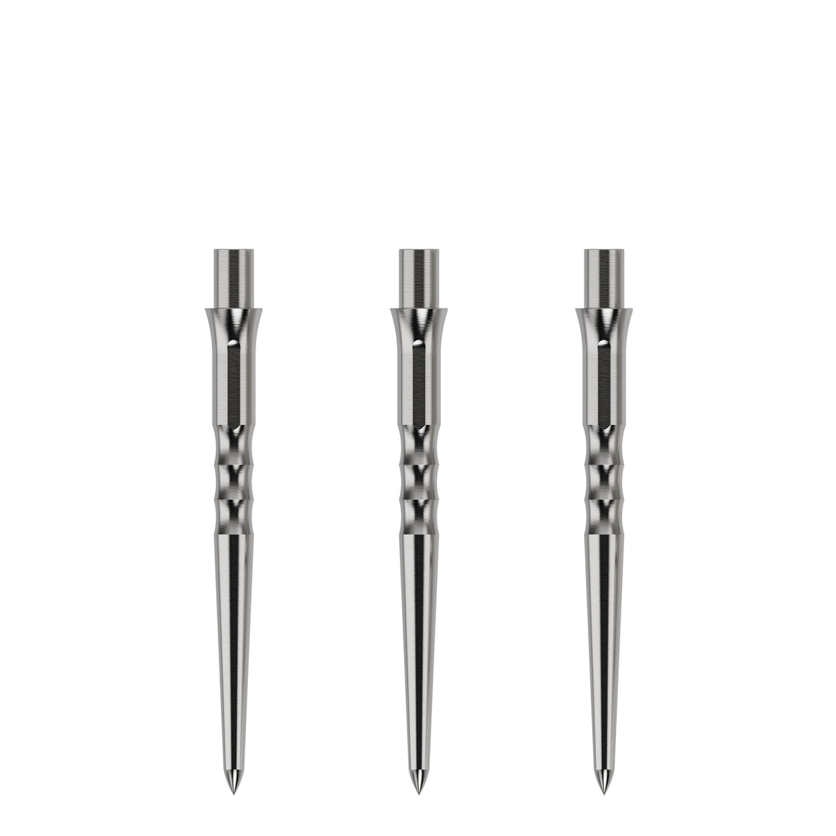 Caliburn Replaceable Dart Points - Ripple - No Lip - Silver