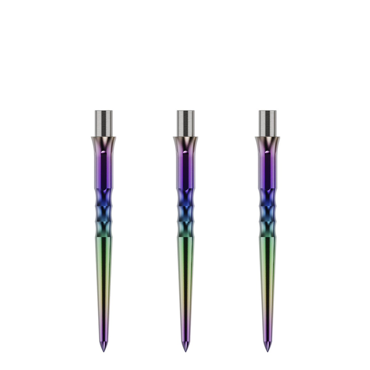 Caliburn Replaceable Dart Points - Ripple - No Lip - Rainbow