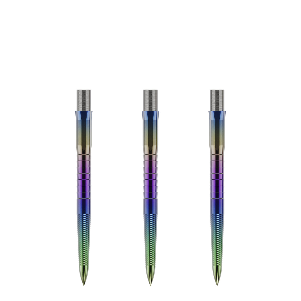 Caliburn Replaceable Dart Points - Micro Grip - Rainbow