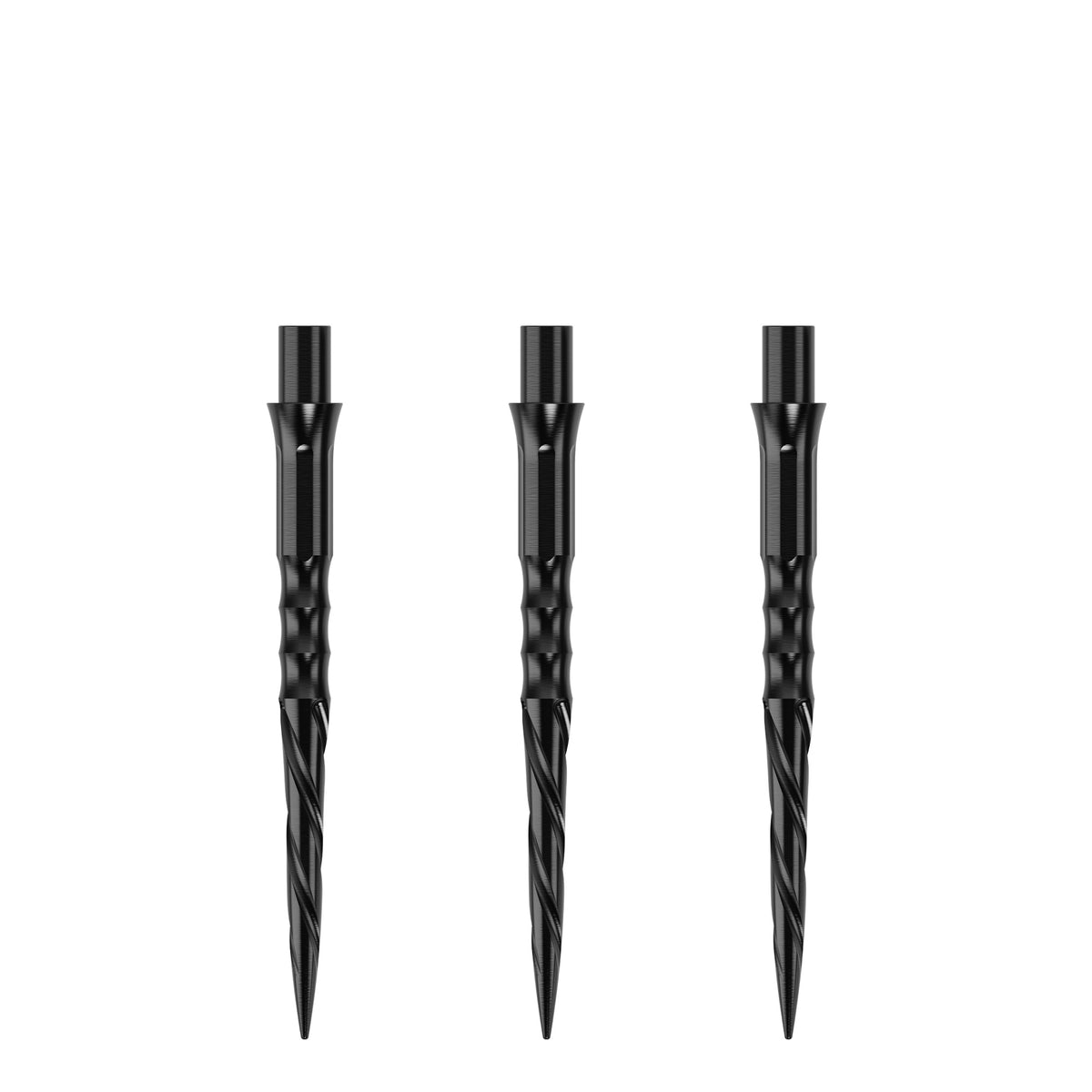 Caliburn Replaceable Dart Points - Spiro - No Lip - Black