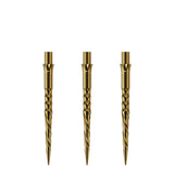 Caliburn Replaceable Dart Points - Spiro - No Lip - Gold