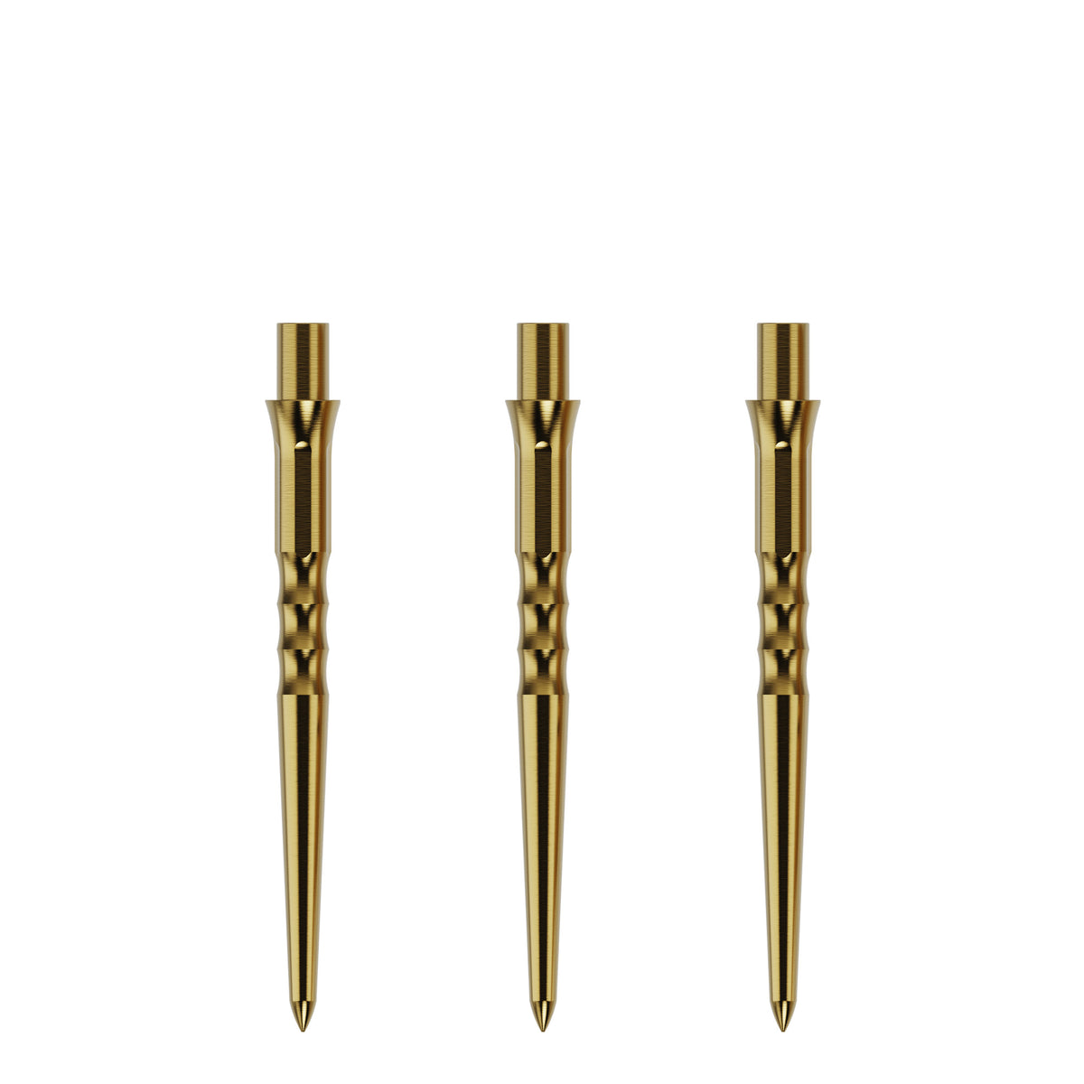 Caliburn Replaceable Dart Points - Ripple - No Lip - Gold