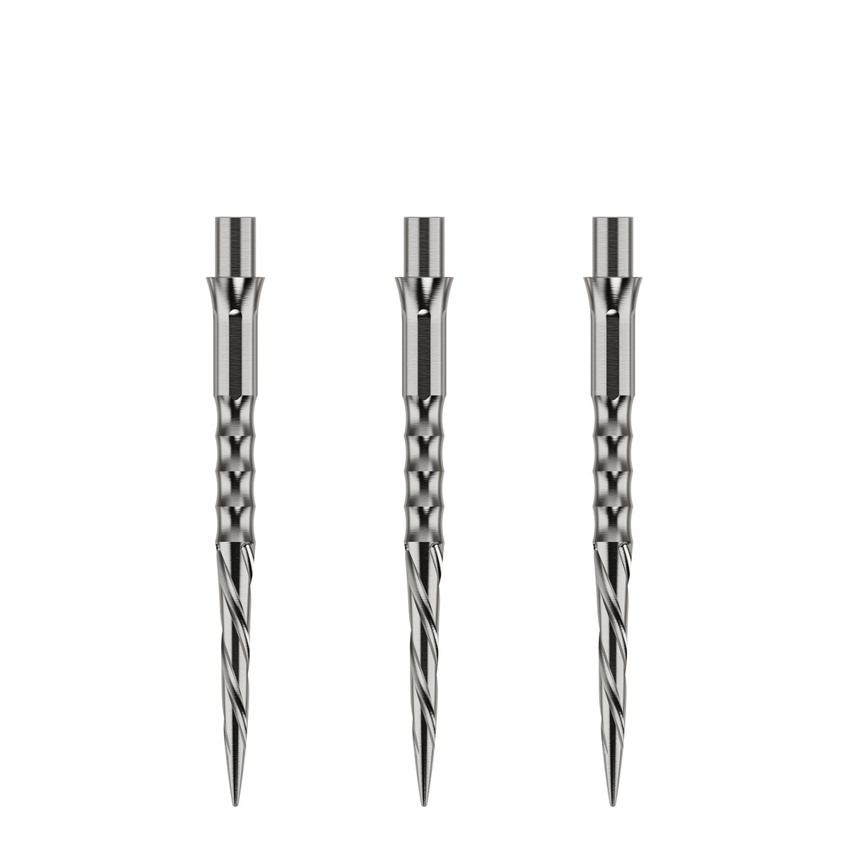 Caliburn Replaceable Dart Points - Spiro - No Lip - Silver
