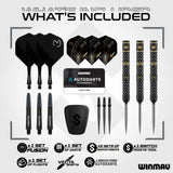 Winmau Michael van Gerwen Switch Darts - Steel Tip - 90% Tungsten - W-Max