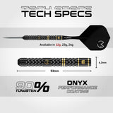 Winmau Michael van Gerwen Switch Darts - Steel Tip - 90% Tungsten - W-Max