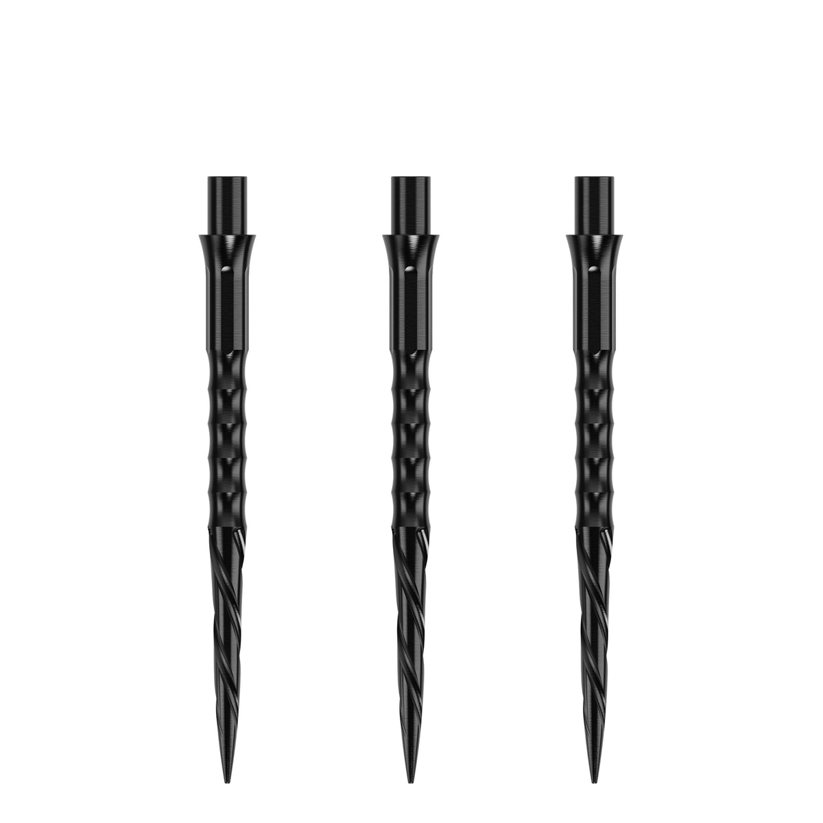 Caliburn Replaceable Dart Points - Spiro - No Lip - Black