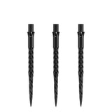 Caliburn Replaceable Dart Points - Spiro - No Lip - Black