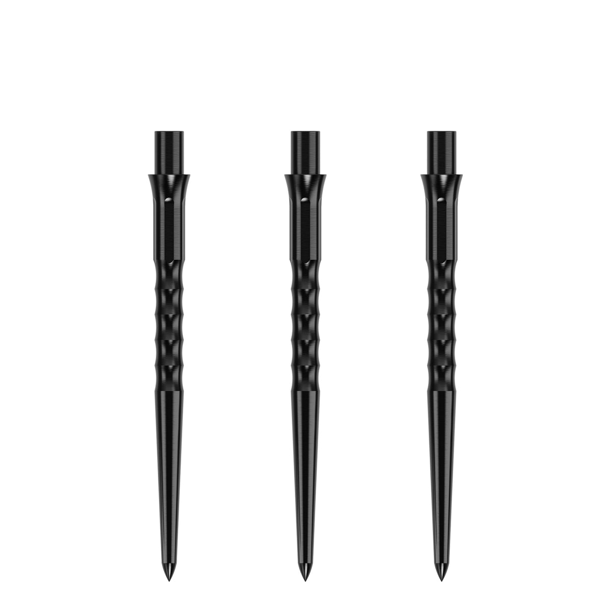 Caliburn Replaceable Dart Points - Ripple - No Lip - Black