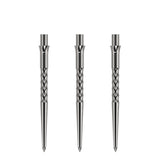 Caliburn Replaceable Dart Points - Ripple - No Lip - Silver