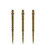 Caliburn Replaceable Dart Points - Spiro - No Lip - Gold