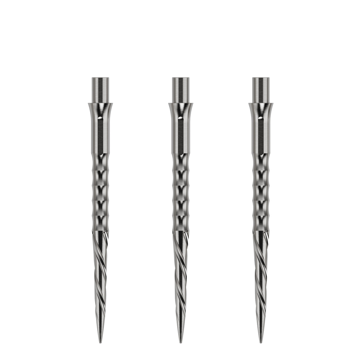Caliburn Replaceable Dart Points - Spiro - No Lip - Silver