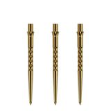 Caliburn Replaceable Dart Points - Ripple - No Lip - Gold